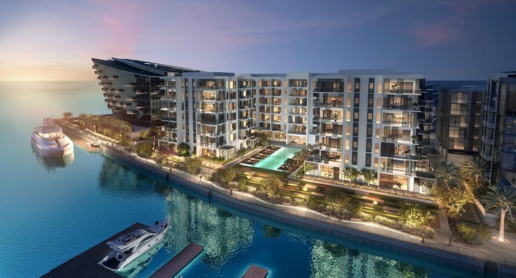 نمای بیرون پروژه آپارتمان جومان 2 در شهرک الموج