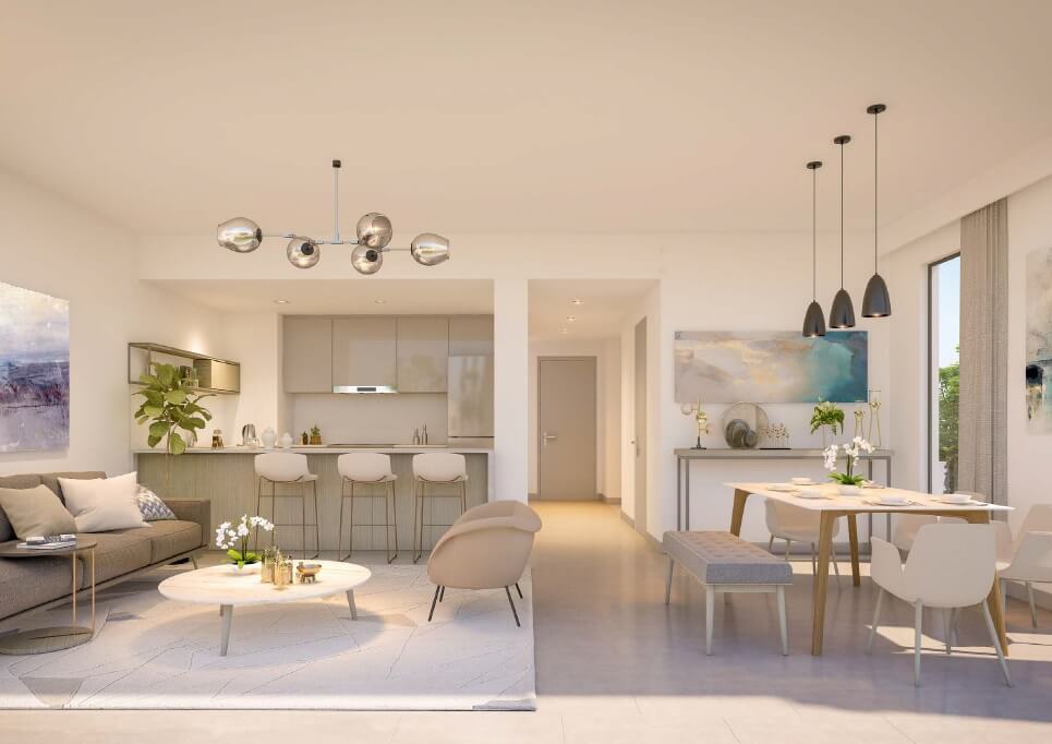 طراحی داخلی مدرن و لوکس ویلاهای غدیر در پروژه مروج در شهرک الموج مسقط، پایتخت عمان