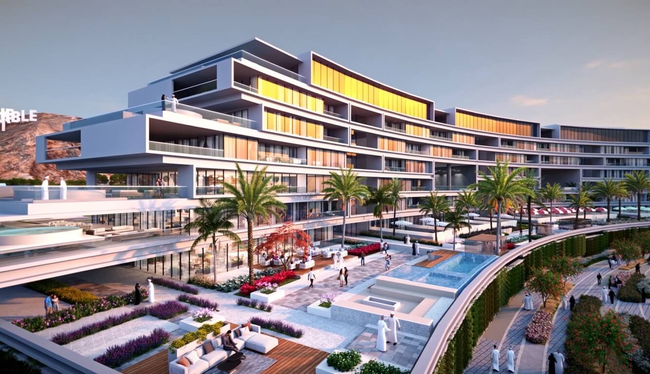 اقامتگاه مجلل آپارتمانی نیکی بیچ مسقط Nikki Beach Residence Muscat در کشور عمان شهرک یتی