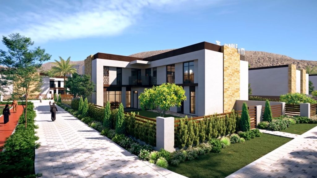 نمای خارجی ویلاهای تاون هاوس شهرک یتی