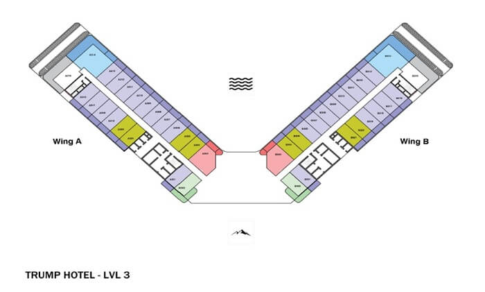 نقشه طبقات هتل ترامپ عمان در شهرک آیدا - بهترین گزینه برای سرمایه گذاری و دریافت اقامت دایم عمان