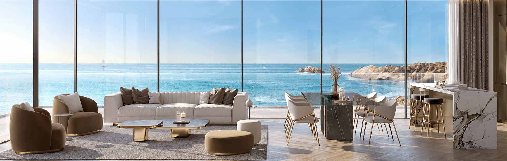 نمای داخلی ویلاهای ترامپ در پروژه شهرک آیدا - مسقط - عمان