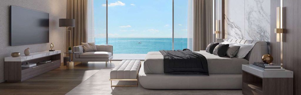 اتاق خواب ویلاهای ترامپ در پروژه آیدا