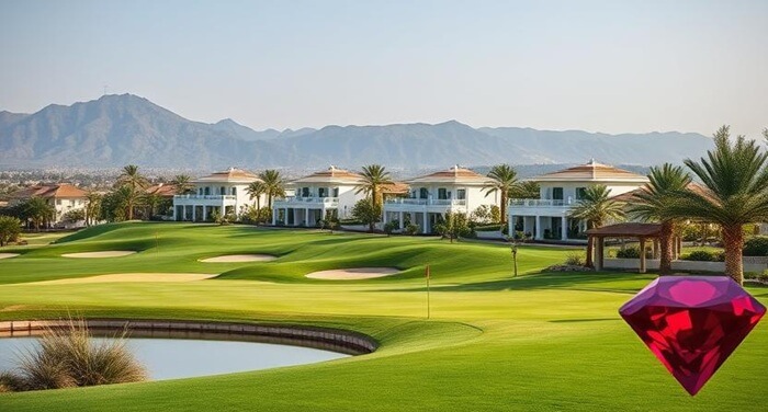 شهرک مسقط هیلز در پایتخت عمان - آپارتمان ها و ویلاهای زیبای این شهرک و زمین گلف