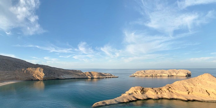 منطزه زیبای دریای شهرک خلیج مشقط در عمان - مناسب برای خرید ملک ایرانیان و دریافت اقامت مادام العمر عمان از طریق خرید ملک